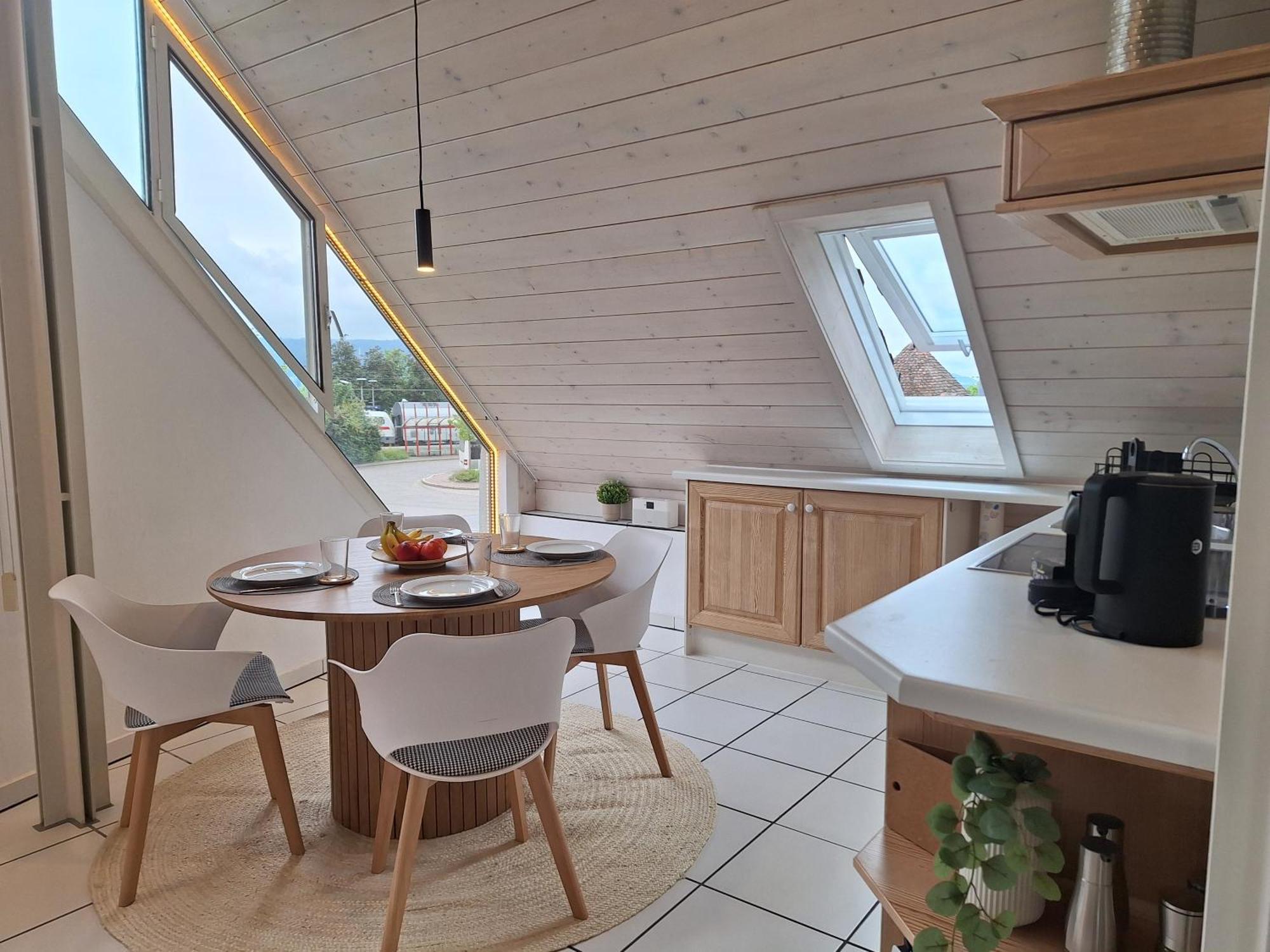 Ferienwohnung Ueberblick Radolfzell am Bodensee Bagian luar foto